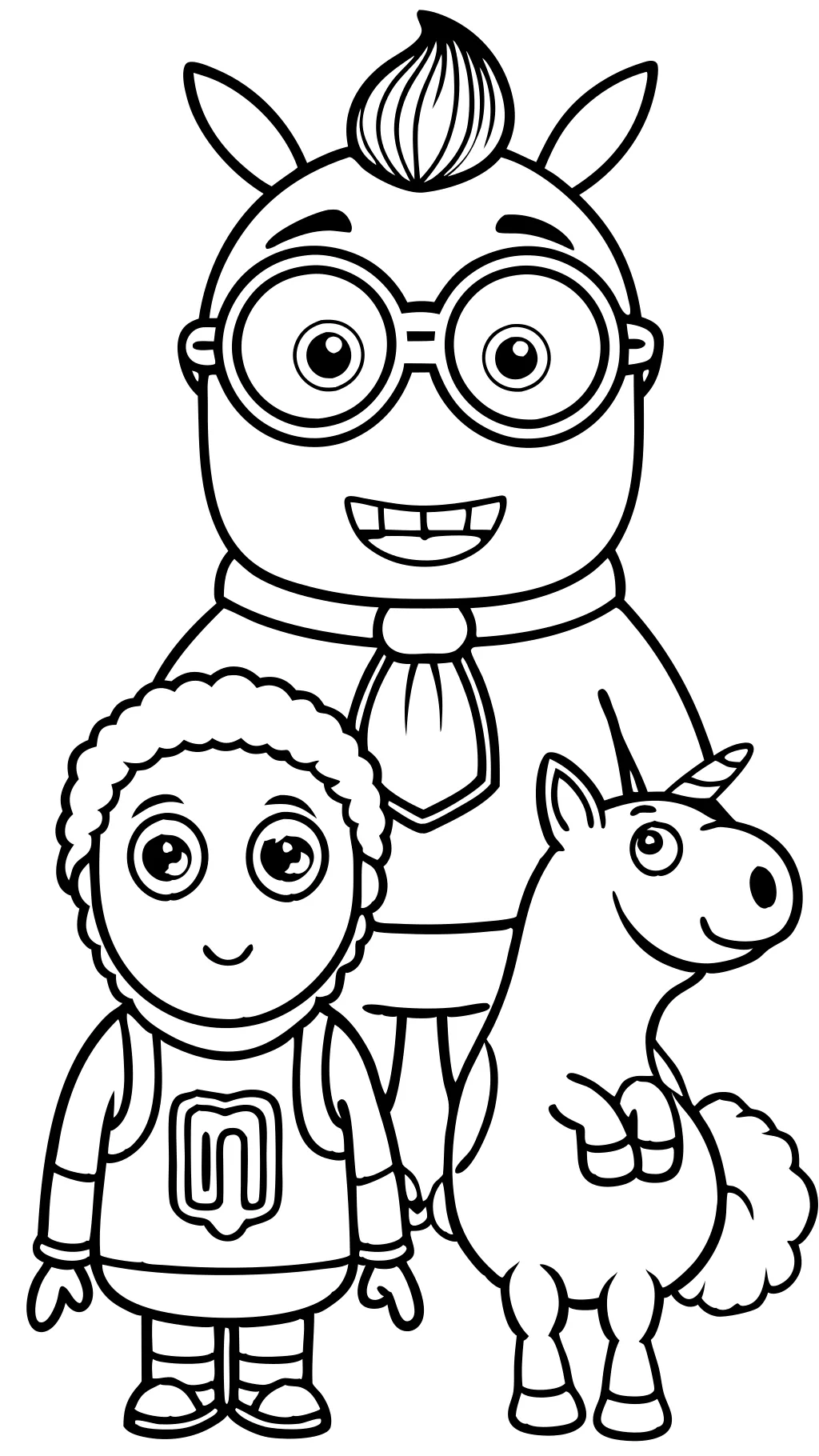 despicable me 4 coloring page